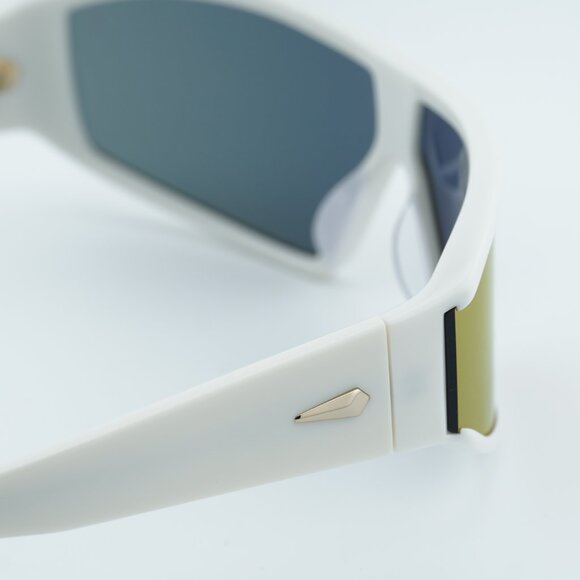 Rag & Bone RNB6003/S 0VK6 TE Sunglasses White Shield Frame, Mirror Lenses - Picture 5 of 9